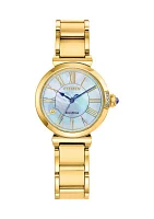 Women's Dress Classic Gold Tone Stainless Steel Watch