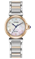 Citizens Ladies Classic Eco Mae Two-Tone Bracelet Watch