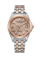 Citizen Women's Corso Two Tone Stainless Steel Bracelet Watch