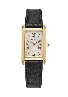 Ladies Classic Bianca Black Strap Watch, 32.4mm
