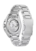 Bulova Men's Sport Luxury AUTO Sport Silver-Tone Stainless Steel Bracelet Watch - 42 mm