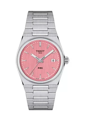 Stainless Steel Pink Bracelet Watch