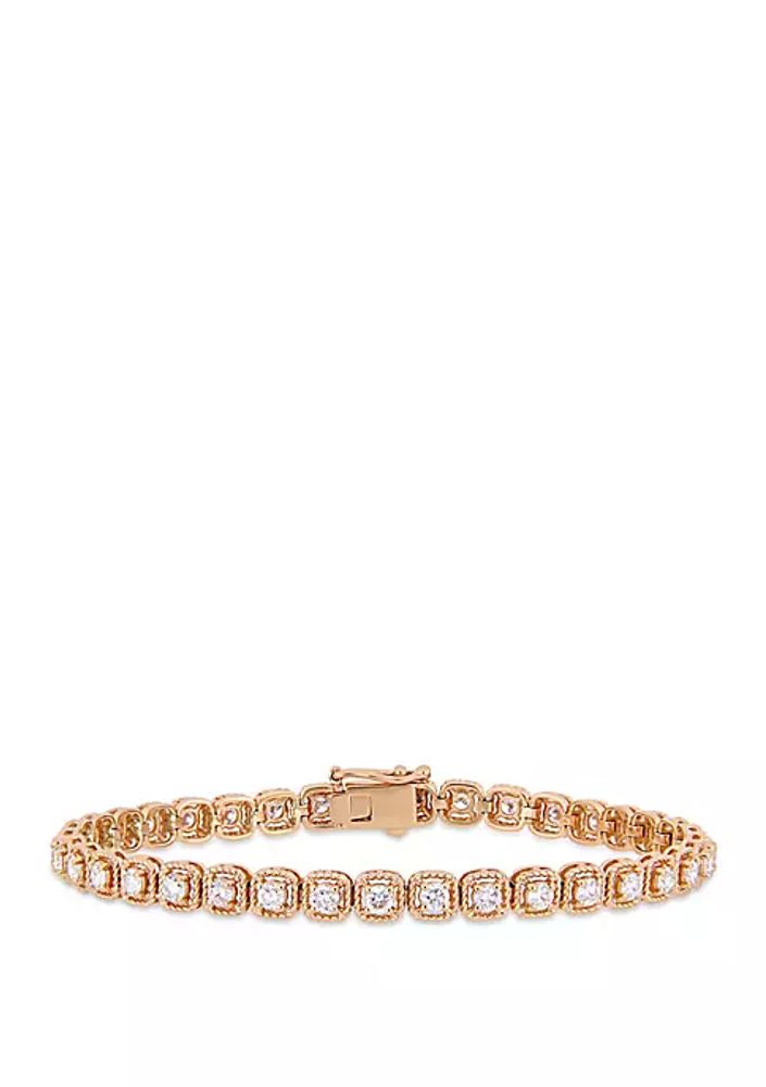 Diamond Tennis Bracelet in 14k Rose Gold (7 ct. tw.)