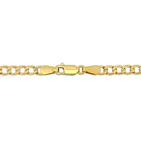 4MM Curb Link Chain Bracelet in 14K Yellow Gold