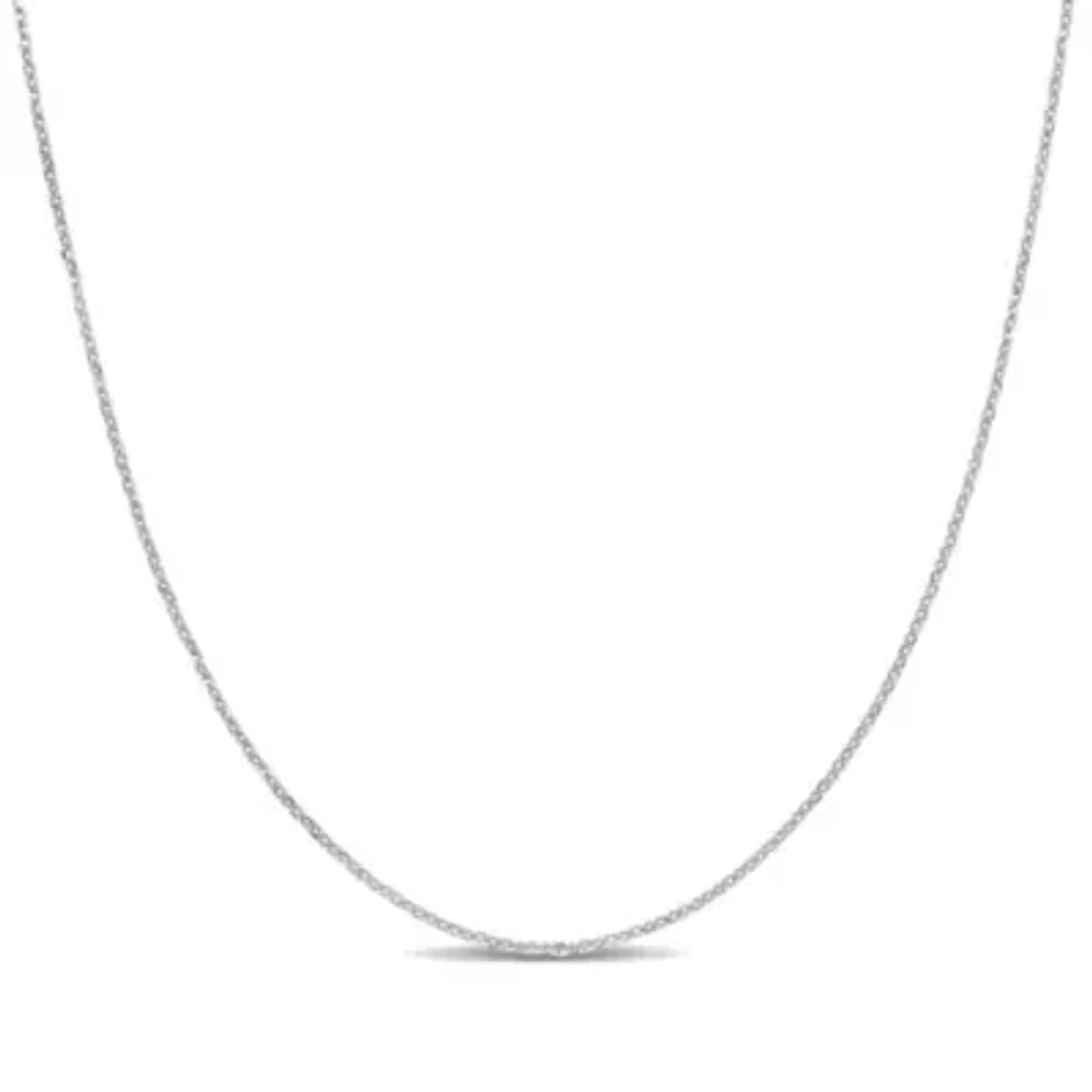 Cable Chain Necklace in 14k White Gold