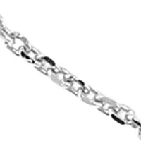 1/10 ct. t.w. Diamond Cross Bracelet in Sterling Silver 