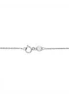 1/10 ct. t.w. Diamond and Amethyst Pendant Necklace in Sterling Silver
