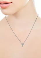 Pavé Diamond Cross Necklace