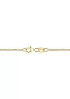 Diamond and Citrine Pendant Necklace in 14K Yellow Gold