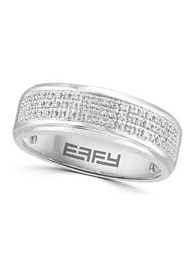 Men's 1/3 ct. t.w. Diamond Ring in Sterling Silver