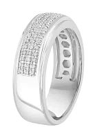 Men's 1/3 ct. t.w. Diamond Ring in Sterling Silver