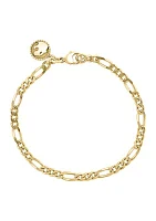 Men's 8.5" Bracelet in Gold Over Sterling Silver