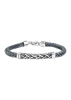 Sterling Silver Braided Bracelet 