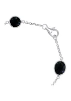 Silver Onyx Bracelet