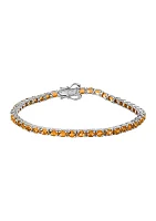 8.2 ct. t.w. Natural Citrine Bracelet in Sterling Silver