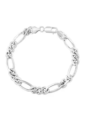 Men's Figaro Bracelet in Sterling Silver