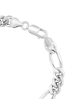 Men's Figaro Bracelet in Sterling Silver