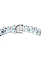 Sterling Silver Blue Topaz Bracelet