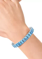 Sterling Silver Blue Topaz Bracelet