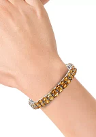 Sterling Silver Citrine Bracelet 