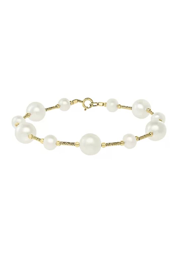Effy 14K Yellow Gold and Pearl Bracelet - Gold