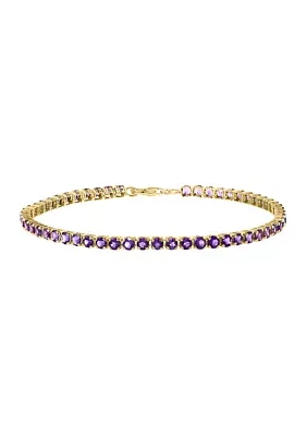4.55 ct. t.w. Amethyst Bracelet in 14K Yellow Gold