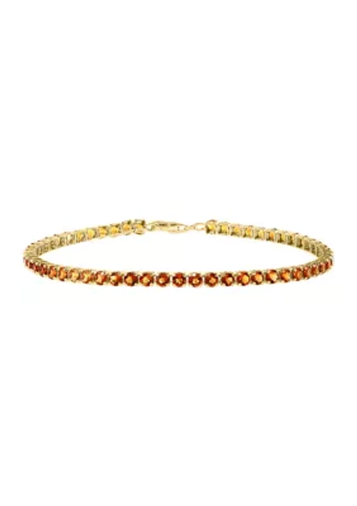 4.55 ct. t.w. Citrine Bracelet in 14K Yellow Gold