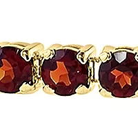 6.45 ct. t.w. Garnet Bracelet in 14K Yellow Gold