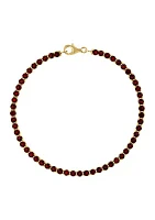 6.45 ct. t.w. Garnet Bracelet in 14K Yellow Gold