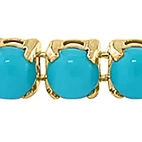 4.25 ct. t.w. Turquoise Bracelet in 14K Yellow Gold