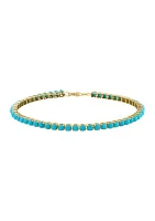 4.25 ct. t.w. Turquoise Bracelet in 14K Yellow Gold