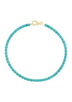 4.25 ct. t.w. Turquoise Bracelet in 14K Yellow Gold