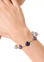 Multi Freshwater Pearl Bracelet in 14K Yellow Gold