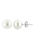 Sterling Silver Freshwater Pearl Earring Set 