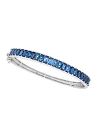 Sterling Silver London Blue Topaz Bangle