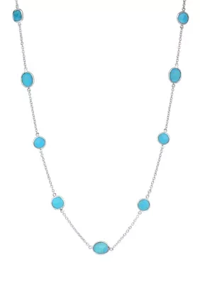 Sterling Silver Turquoise Necklace