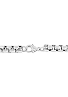 Men's 22 Inch Sterling Silver Link Chain 