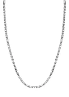 Men's Sterling Silver 24 Inch Link Chain