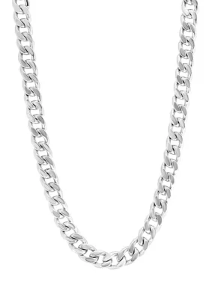  Men's Sterling Silver 22 Inch Link Chain 