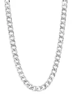  Men's Sterling Silver 22 Inch Link Chain 