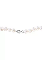 7-8 Millimeter White Freshwater Pearl Necklace