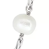 Sterling Silver Freshwater Pearl 20-22" Necklace