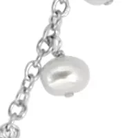 Sterling Silver 18-20" Freshwater Pearl Necklace 