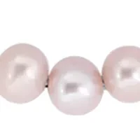 Pink Freshwater Pearl Necklace in 14K Rose Gold