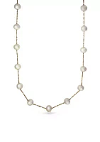 Freshwater Pearl Strand Necklace in 14k Yellow Gold