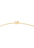 14K Yellow Gold 5.5 Millimeter Freshwater Pearl Necklace 