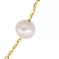 Freshwater Pearl Necklace in 14K Yellow Gold