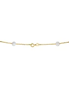 Freshwater Pearl Necklace in 14K Yellow Gold