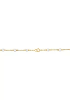 14K Yellow Gold Freshwater Pearl 56" Necklace