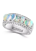 Ethiopian Opal Ring in Sterling Silver